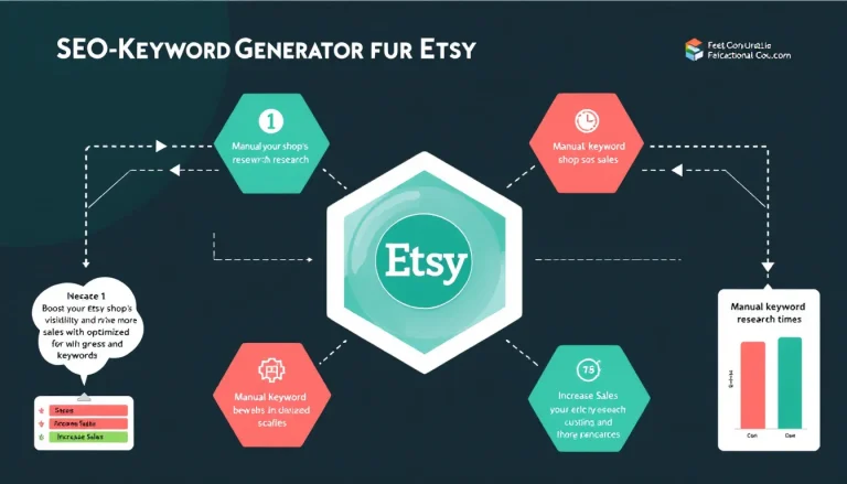 Steigern Sie Ihre Etsy-Verkäufe mit unserem SEO-Keyword-Generator - optimieren Sie Ihre Produktsichtbarkeit in wenigen Minuten!