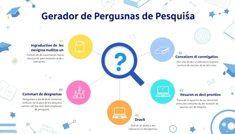 Revolucione sua pesquisa acadêmica com o Gerador de Perguntas de Pesquisa - transformando ideias em questões instigantes em minutos.