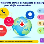 Viaja con tranquilidad: Crea tu Plan de Contacto de Emergencia personalizado en minutos con nuestro generador intuitivo.