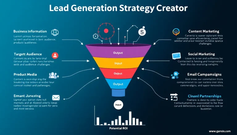 Unlock your business potential with our Lead Generation Strategy Creator: A powerful tool for crafting tailored strategies to attract and convert your ideal customers.