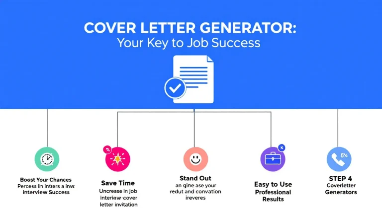 Revolutionize your job application process with our Cover Letter Generator - creating tailored, professional cover letters in minutes.