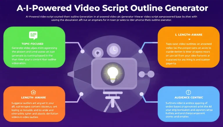 Revolutionize your video content creation with our AI-Powered Video Script Outline Generator - from concept to structured outline in minutes.