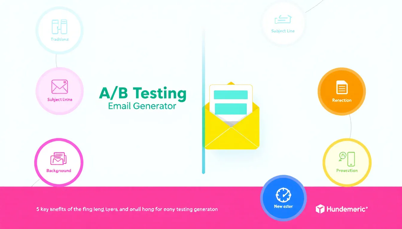 Revolutionize your email marketing with our A/B Testing Email Generator - create high-performing campaigns in minutes, not hours.