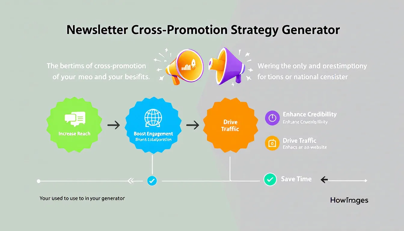 Boost your newsletter's reach with our Cross-Promotion Strategy Generator - unlock collaborative growth opportunities and expand your audience effortlessly.