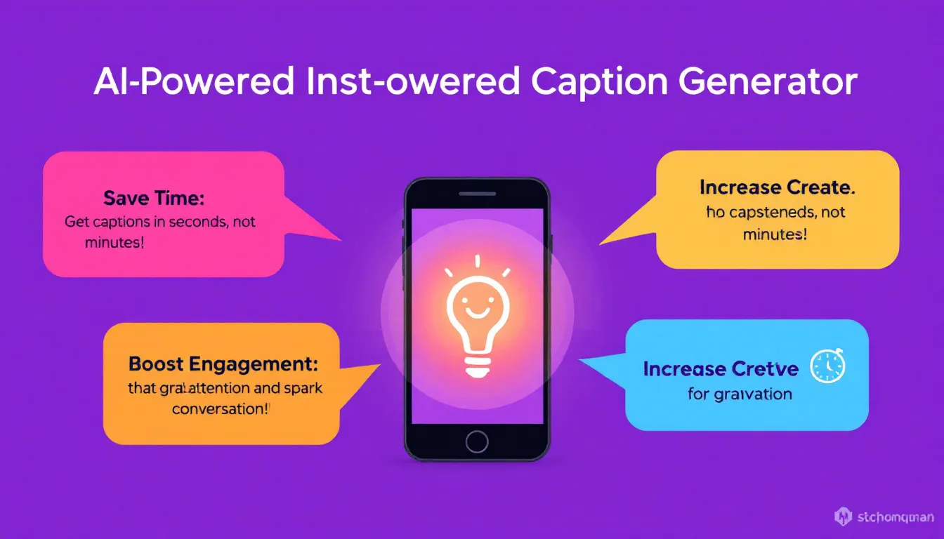 Revolutionize your Instagram game with our AI-Powered Caption Generator - creating engaging, tailored captions in seconds!