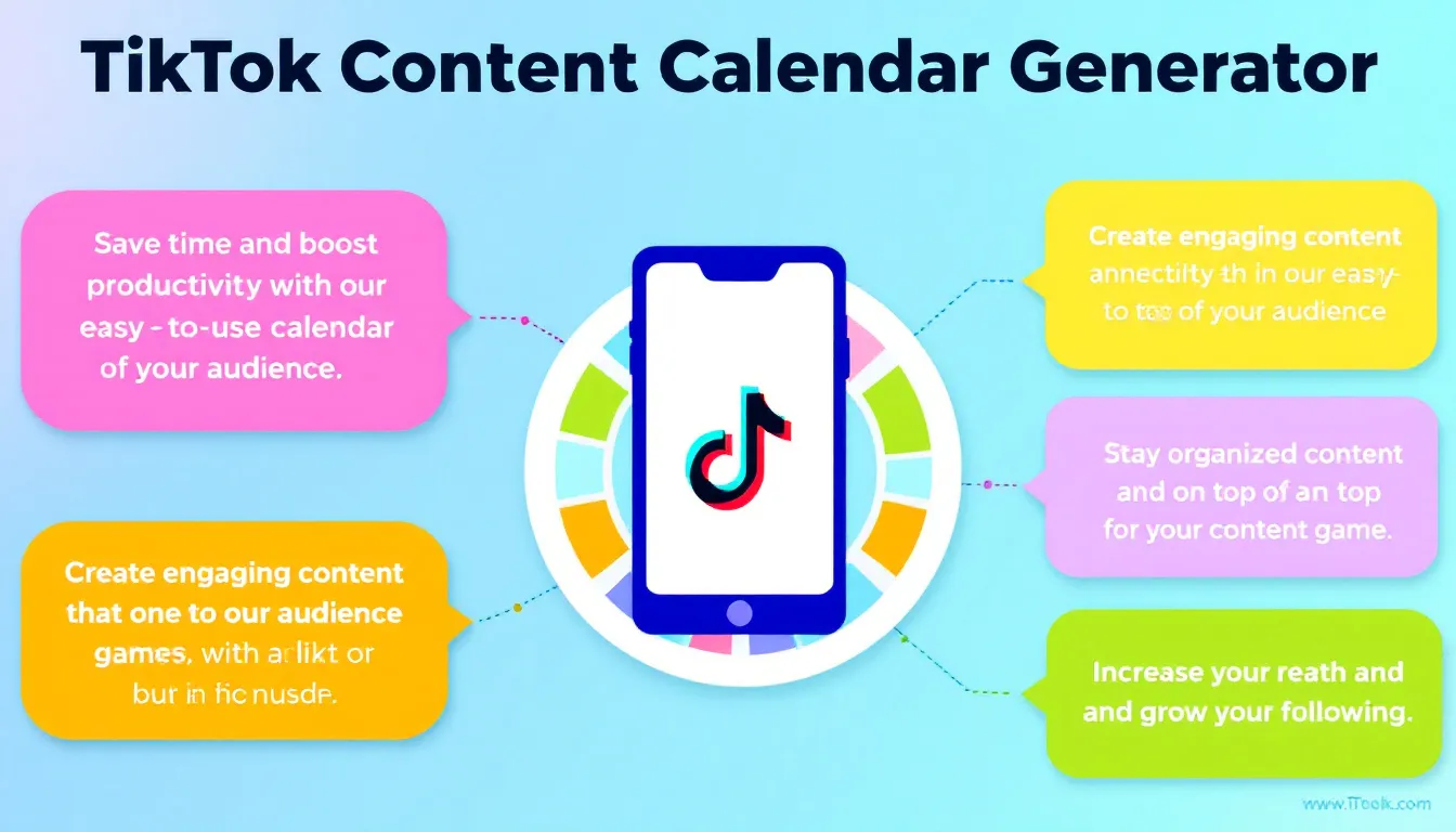 Revolutionize your TikTok strategy with our Content Calendar Generator - transforming your ideas into a structured, engaging content plan in minutes.