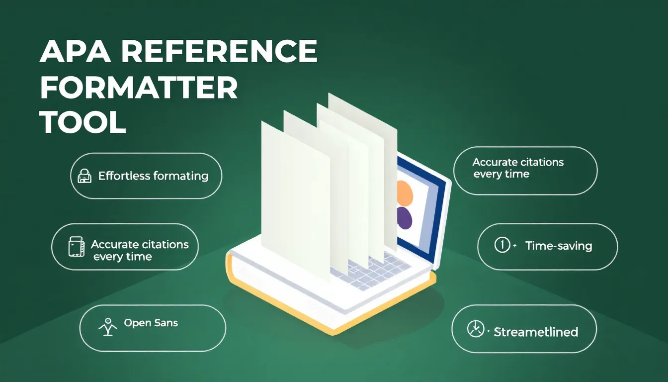 Simplify your academic writing with our APA Reference Formatter Tool - transforming complex citations into perfectly formatted references instantly.