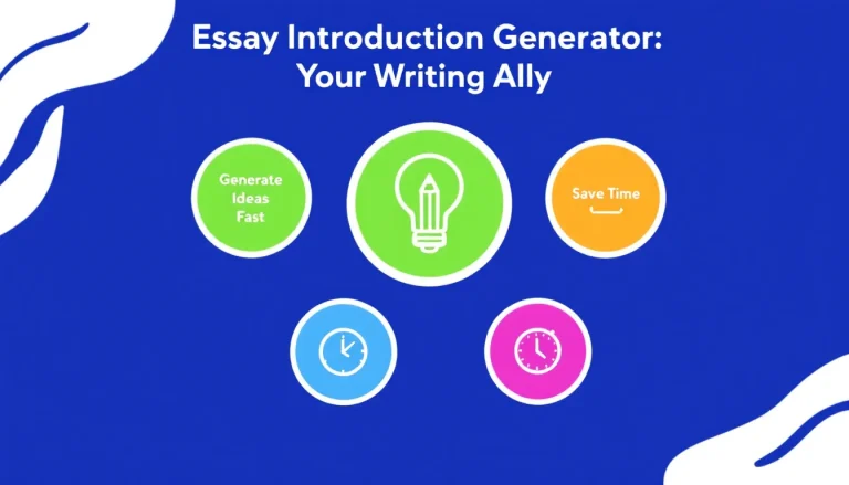 Revolutionize your essay writing process with the Essay Introduction Generator - crafting compelling openings in minutes and conquering writer's block effortlessly.