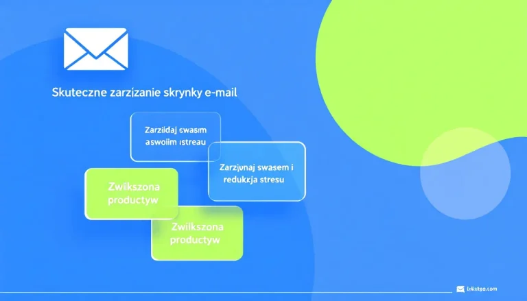 Odkryj sekrety efektywnego zarządzania skrzynką e-mail i zwiększ swoją produktywność dzięki naszemu nowoczesnemu narzędziu.