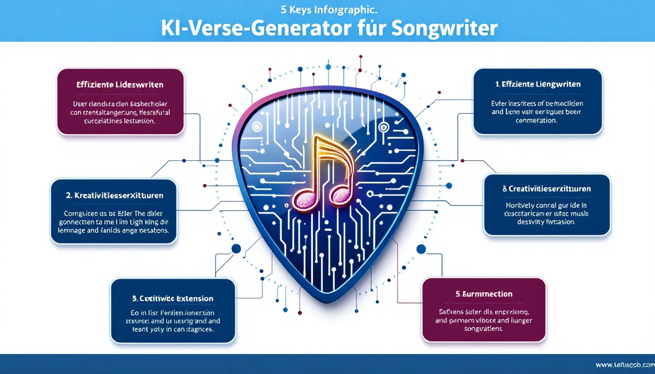 Entdecken Sie den KI-Verse-Generator: Ihr innovatives Werkzeug für blitzschnelle lyrische Inspiration und kreative Songwriting-Unterstützung.