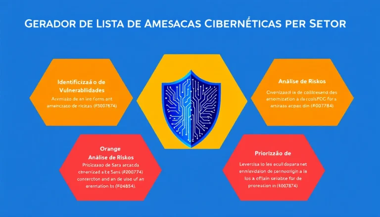 Proteja sua organização com o Gerador de Lista de Ameaças Cibernéticas por Setor - transformando dados de segurança em estratégias de proteção personalizadas em minutos.