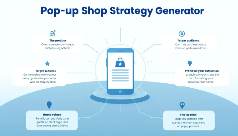 Transform your retail presence with our Pop-up Shop Strategy Generator - your AI-powered tool for creating data-driven experiential marketing campaigns.