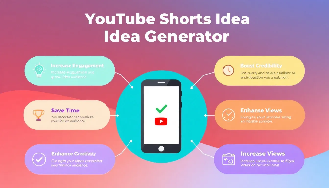 Boost your YouTube Shorts content creation with our innovative Idea Generator - transforming your topics into engaging video concepts in seconds.