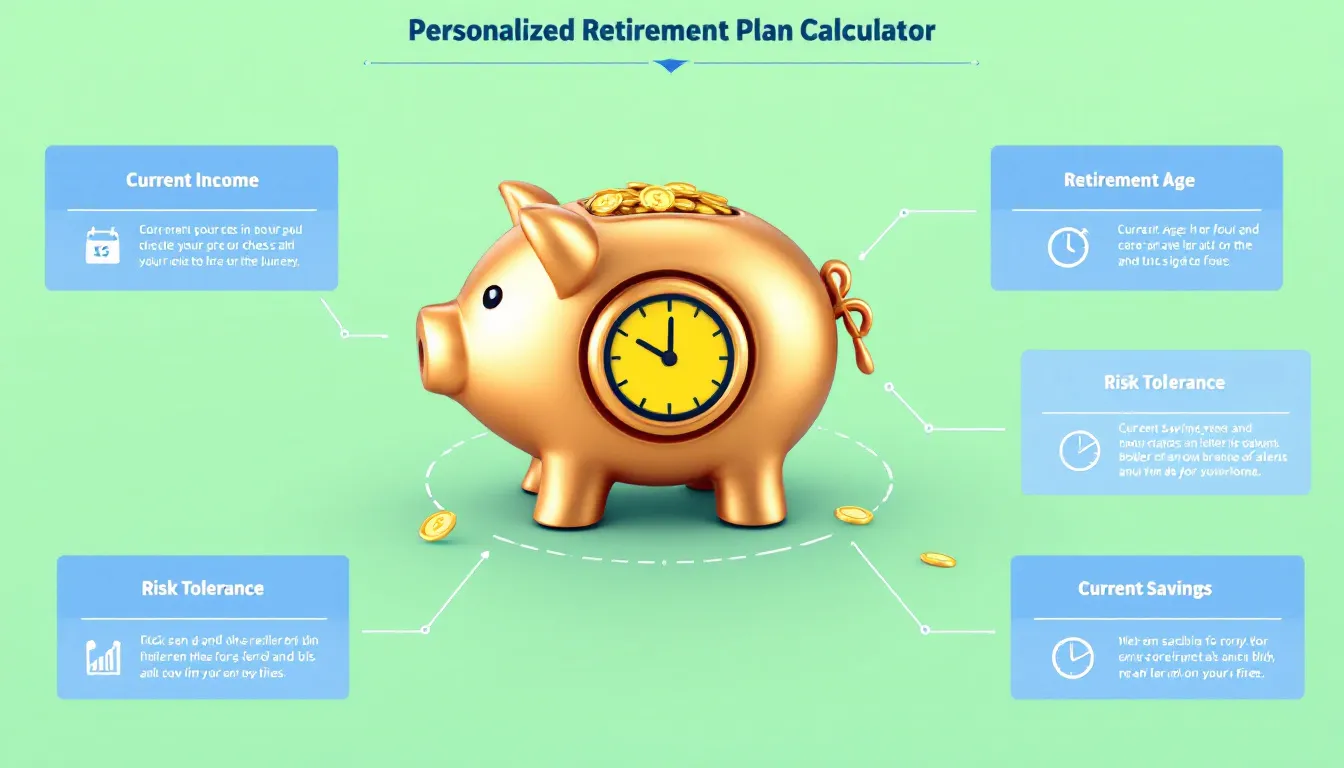 Secure your financial future with our Personalized Retirement Plan Calculator - transforming your unique financial situation into a comprehensive retirement strategy.