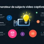 Boostez votre créativité vidéo avec notre générateur de sujets innovant - transformez vos idées en contenu captivant en quelques clics.