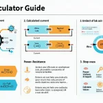 Discover how to easily calculate electrical current with our comprehensive Amp Calculator Guide infographic, featuring key formulas and step-by-step instructions.