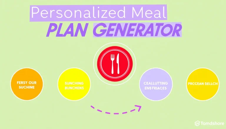 Achieve your health goals with our Personalized Meal Plan Generator - transforming your unique needs into tailored nutrition plans effortlessly.