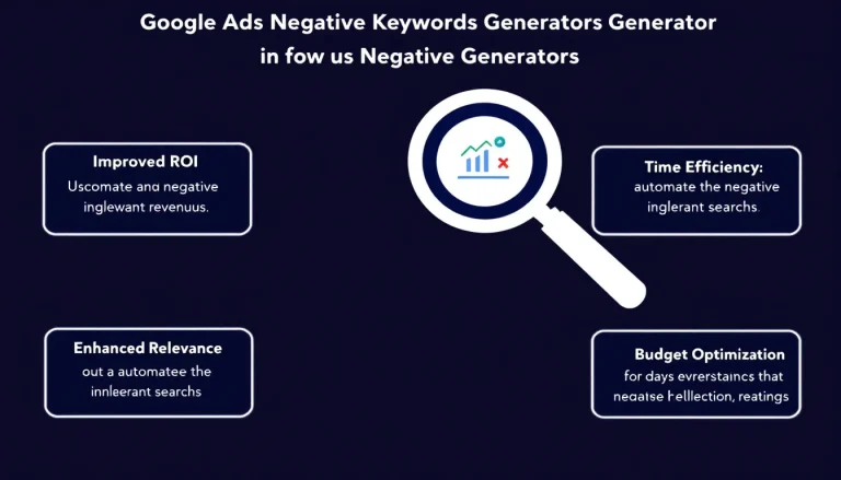 Maximize your Google Ads performance with our Negative Keywords Generator - the smart tool that helps eliminate wasteful ad spend and boost campaign efficiency.