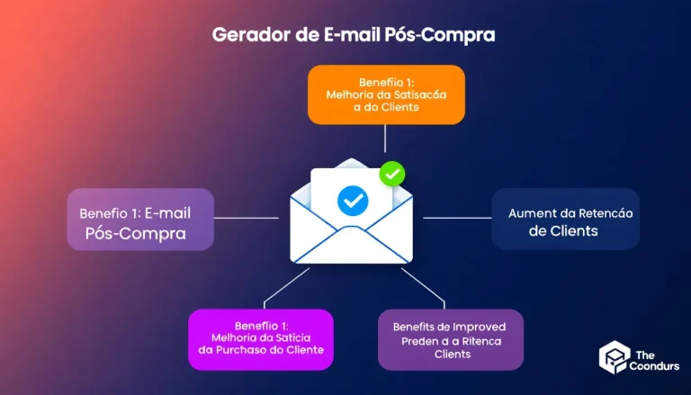 Aumente a fidelização de clientes com nosso Gerador de E-mail Pós-Compra - transformando compradores em clientes fiéis em poucos cliques.