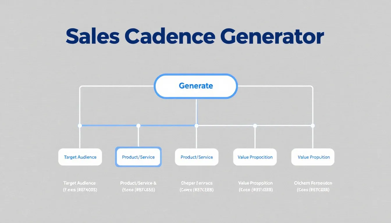 Transform your sales outreach with our Sales Cadence Generator - an intelligent tool that creates personalized, multi-channel engagement sequences for optimal prospect nurturing.