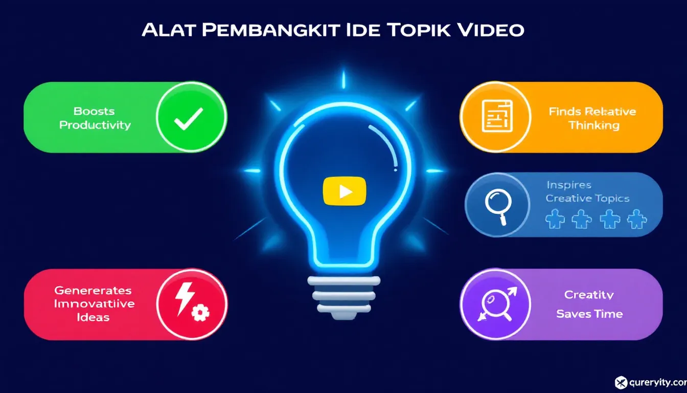 Tingkatkan kreativitas konten video Anda dengan Alat Pembangkit Ide Topik Video - solusi cepat dan efektif untuk mengatasi kebuntuan ide.