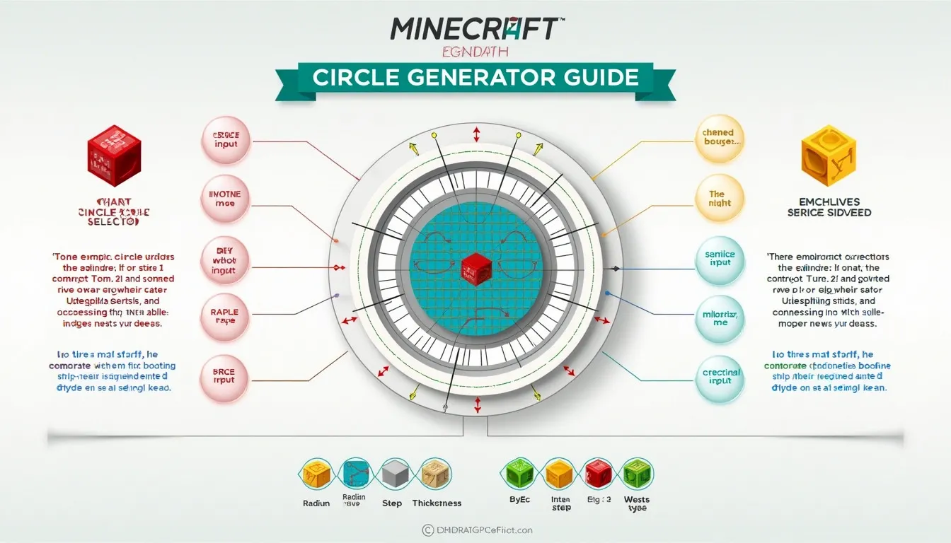 Discover how to create perfect circles in Minecraft with our comprehensive guide to using a Circle Generator tool.