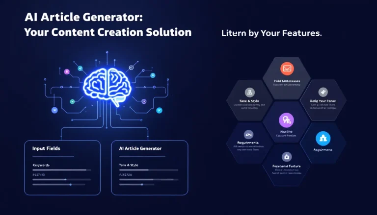 Transform your content creation process with our AI Article Generator - streamlining the journey from concept to comprehensive, SEO-optimized articles in minutes.