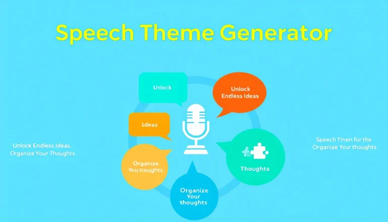 Revolutionize your speech preparation with our Speech Theme Generator - transforming your ideas into engaging presentations in seconds.