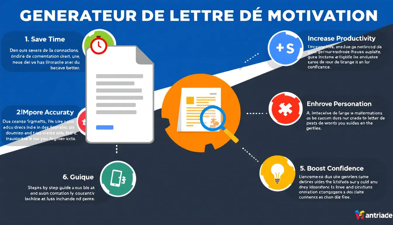 Simplifiez votre recherche d'emploi avec notre Générateur de Lettre de Motivation - créez des lettres percutantes en quelques clics !