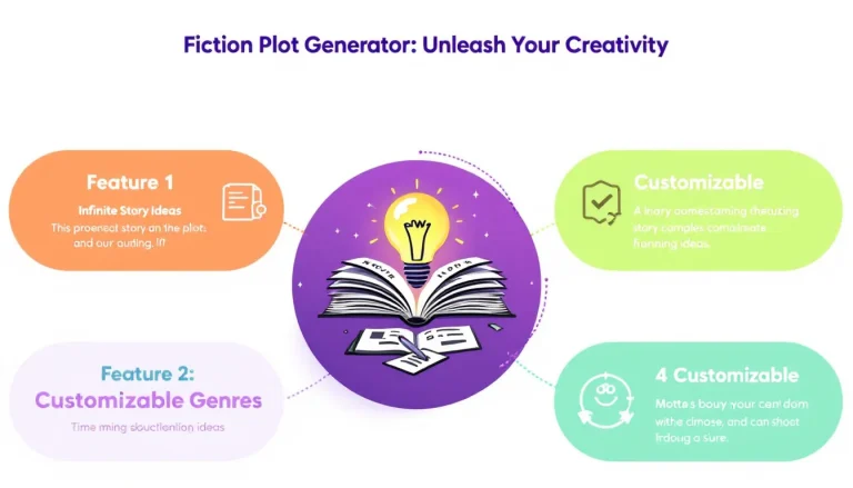 Revolutionize your writing process with our Fiction Plot Generator - transforming creative sparks into fully-fledged story ideas in seconds.