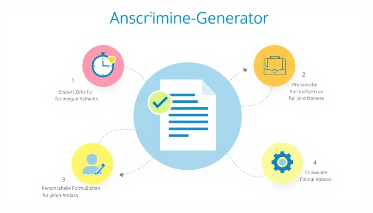 Revolutionieren Sie Ihren Bewerbungsprozess mit unserem Anschreiben-Generator: Professionelle, maßgeschneiderte Anschreiben in Minuten erstellen.