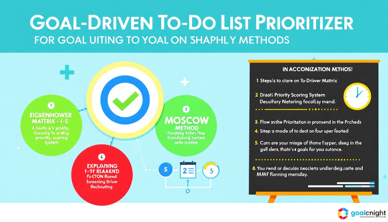 Boost your productivity with the Goal-Driven To-Do List Prioritizer - transform your tasks into a strategic action plan using proven productivity methods.