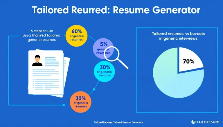 Revolutionize your job search with our Tailored Resume Generator - transforming your experience into industry-specific, ATS-friendly resumes in minutes.