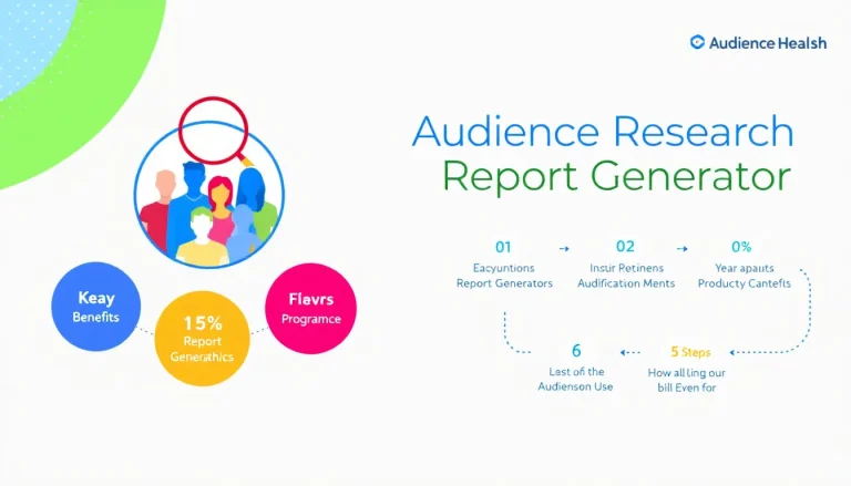 Revolutionize your market research with our Audience Research Report Generator - transforming complex data into actionable insights in minutes.