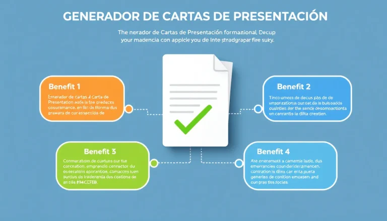 Potencia tu búsqueda de empleo con nuestro Generador de Cartas de Presentación: crea cartas personalizadas y profesionales en minutos.