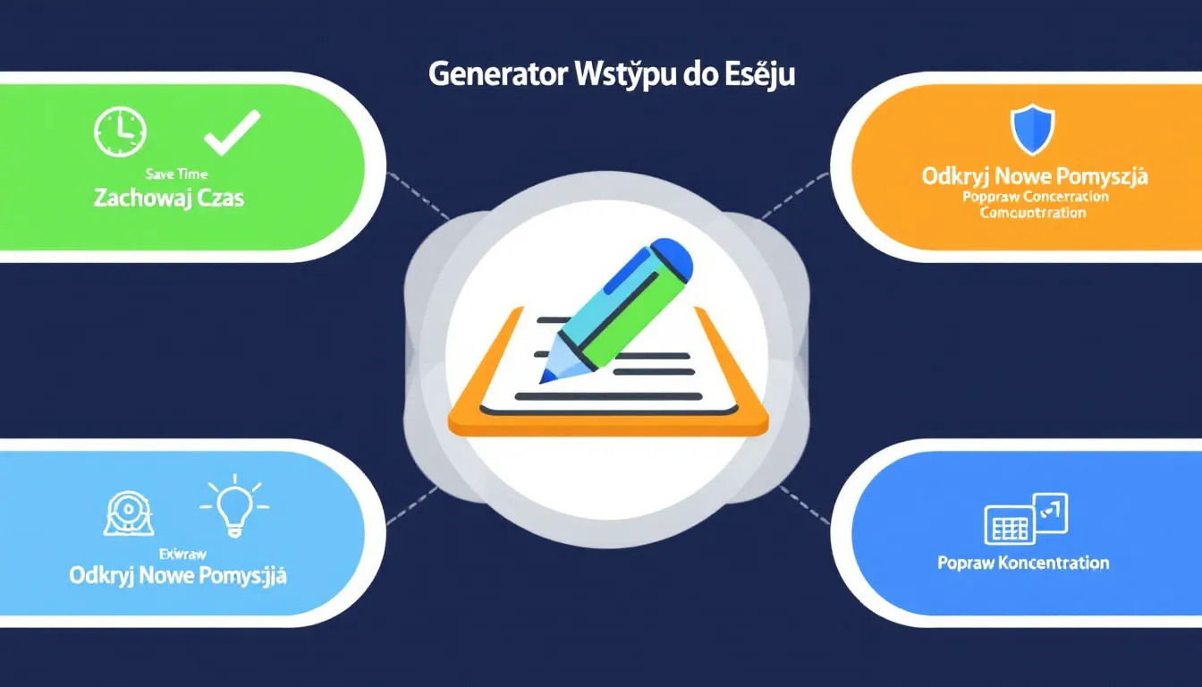Odkryj moc Generatora Wstępu do Eseju - narzędzia, które pomoże Ci stworzyć profesjonalne i przekonujące wprowadzenia do prac akademickich w zaledwie kilka minut.
