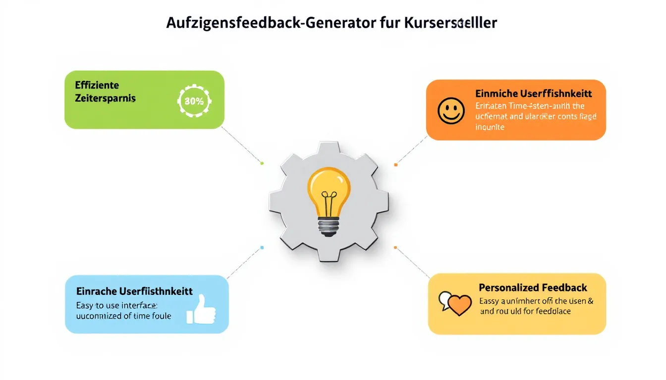 Optimieren Sie Ihre Lehrmaterialien in Sekundenschnelle mit unserem KI-gestützten Aufgabenfeedback-Generator - der Schlüssel zu effektiveren Lernaufgaben.