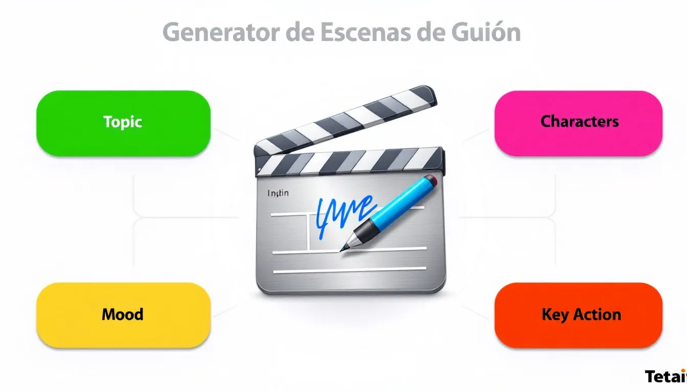 Descubre el poder creativo del Generador de Escenas de Guión: transforma tus ideas en escenas cinematográficas impactantes en minutos.