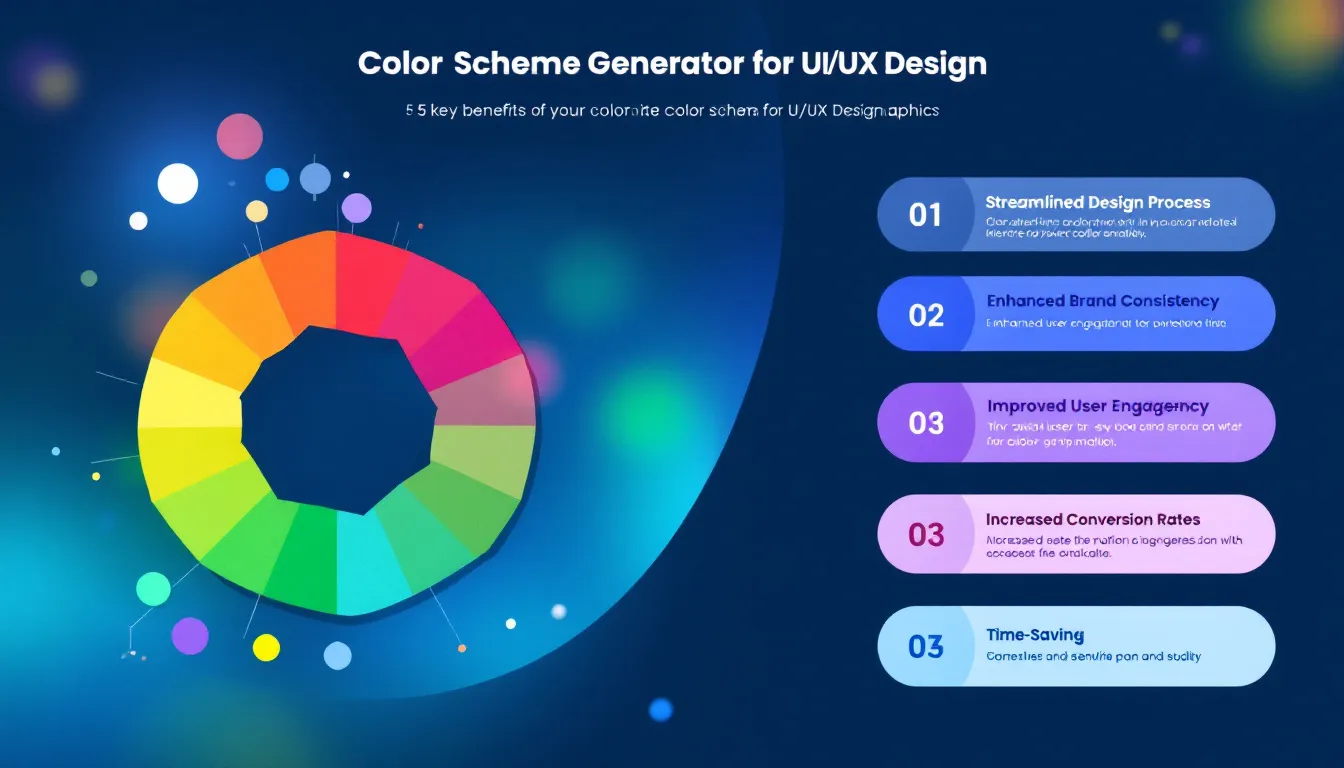 Revolutionize your UI/UX design process with our AI-powered Color Scheme Generator - creating harmonious, effective color palettes tailored to your project needs.