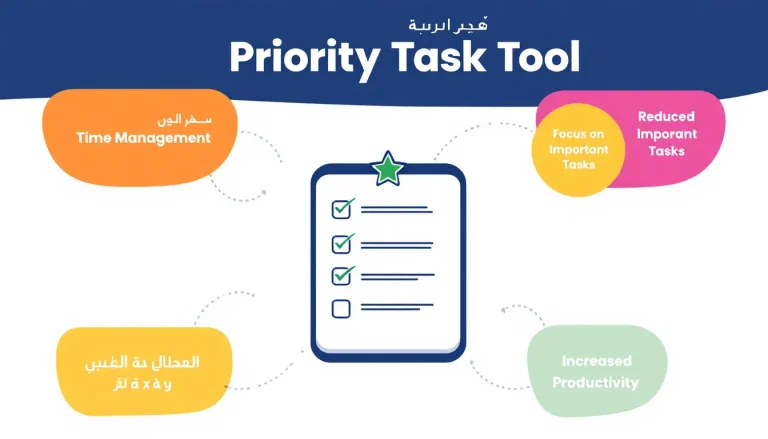 أداة ترتيب الأولويات للمهام: حلك الذكي لإدارة الوقت وتحقيق الأهداف بكفاءة عالية.