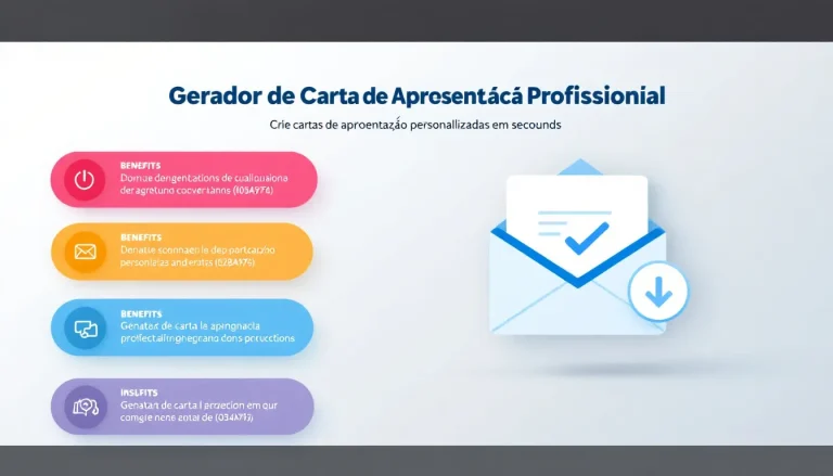 Destaque-se na busca de emprego com nosso Gerador de Carta de Apresentação Profissional - crie cartas personalizadas e impactantes em minutos.