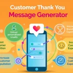 Elevate your customer appreciation strategy with our Customer Thank You Message Generator - creating personalized, brand-consistent messages in minutes.