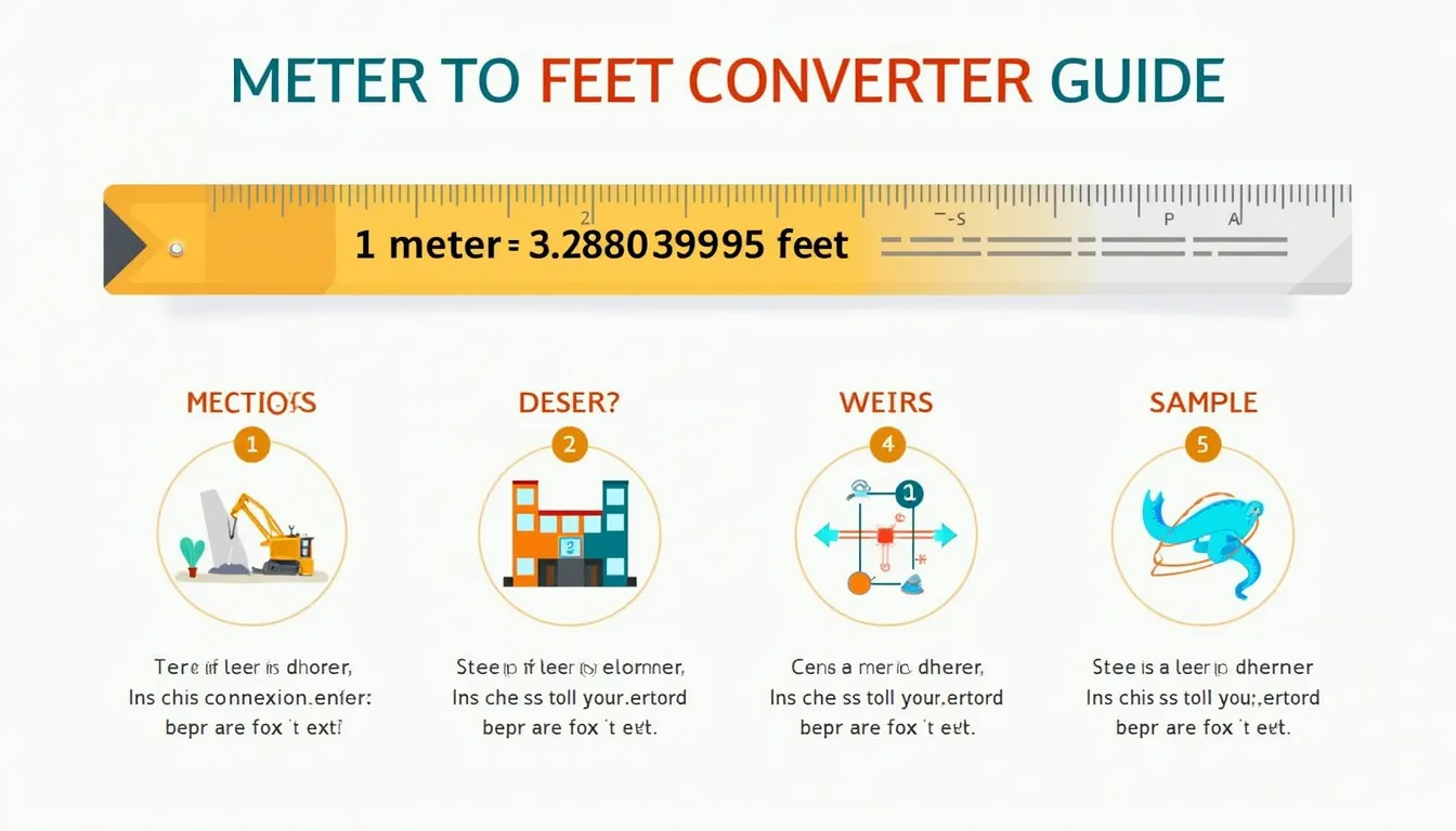 Discover the simplicity of converting meters to feet with our comprehensive infographic guide, featuring key formulas, step-by-step instructions, and practical applications.