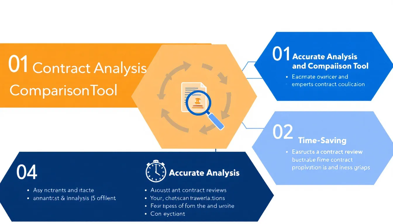 Revolutionize your contract review process with our AI-powered Contract Analysis and Comparison Tool - ensuring accuracy, efficiency, and industry standard compliance in minutes.