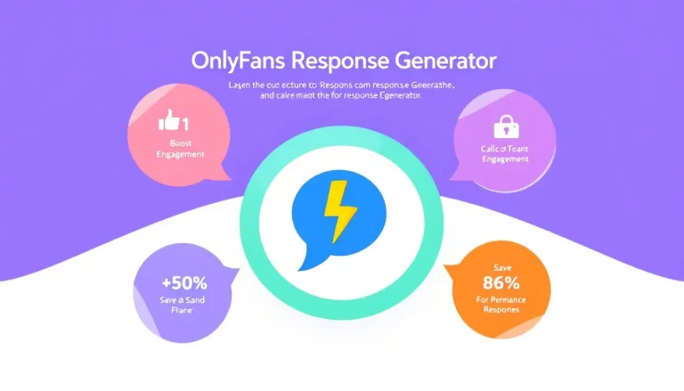 Revolutionize your OnlyFans engagement with our Response Generator - crafting personalized, timely replies to keep your fans coming back for more.