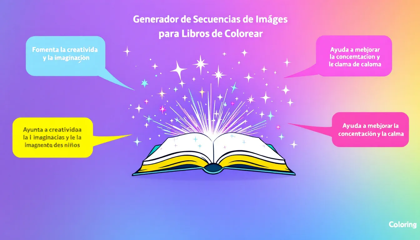 Desata tu creatividad con nuestro Generador de Secuencias de Imágenes para Libros de Colorear - transformando ideas en ilustraciones personalizadas en minutos.