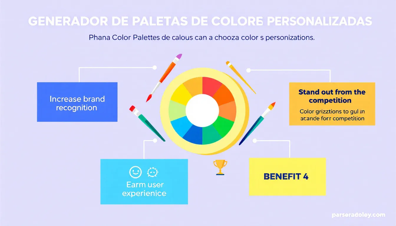 Descubre el poder del diseño con nuestro Generador de Paletas de Colores Personalizadas - transforma tu visión creativa en esquemas de color cautivadores en minutos.