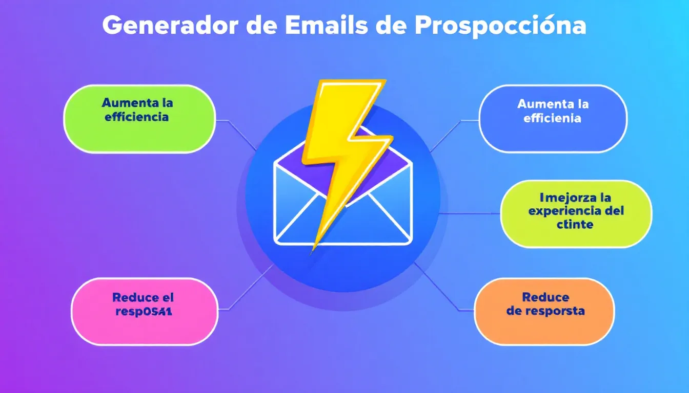 Potencia tus estrategias de ventas con nuestro Generador de Emails de Prospección: crea mensajes persuasivos y personalizados en minutos.