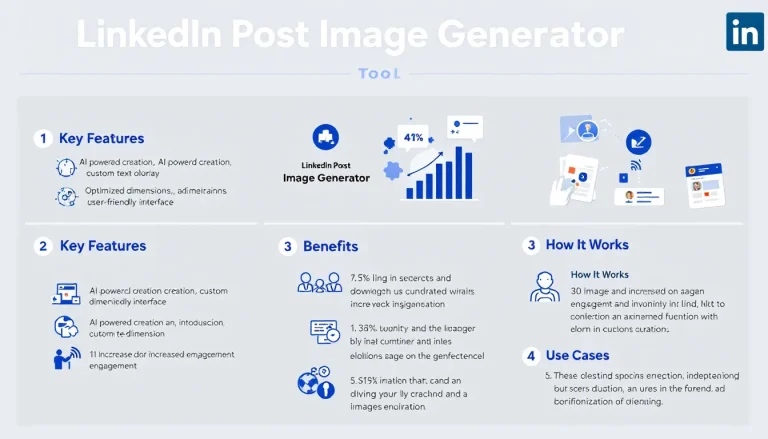 Revolutionize your LinkedIn presence with our AI-powered Post Image Generator Tool - create stunning, customized visuals in minutes!