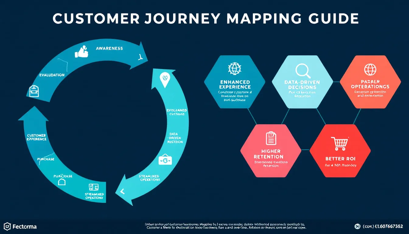 Master the art of customer experience optimization with this comprehensive Customer Journey Mapping Guide, showcasing essential touchpoints, metrics, and strategic benefits.